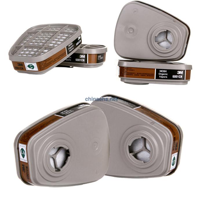 3M 6001CN防有機蒸氣、笨、汽油濾毒盒